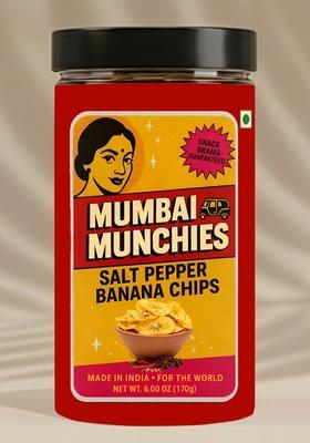 Salt Pepper Banana Chips 6 oz (170 g)