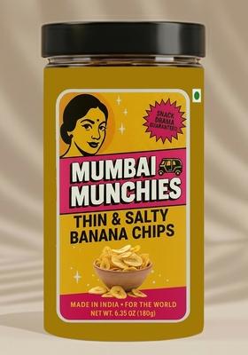 Thin Salty Banana Chips 6.35 oz (180 g)