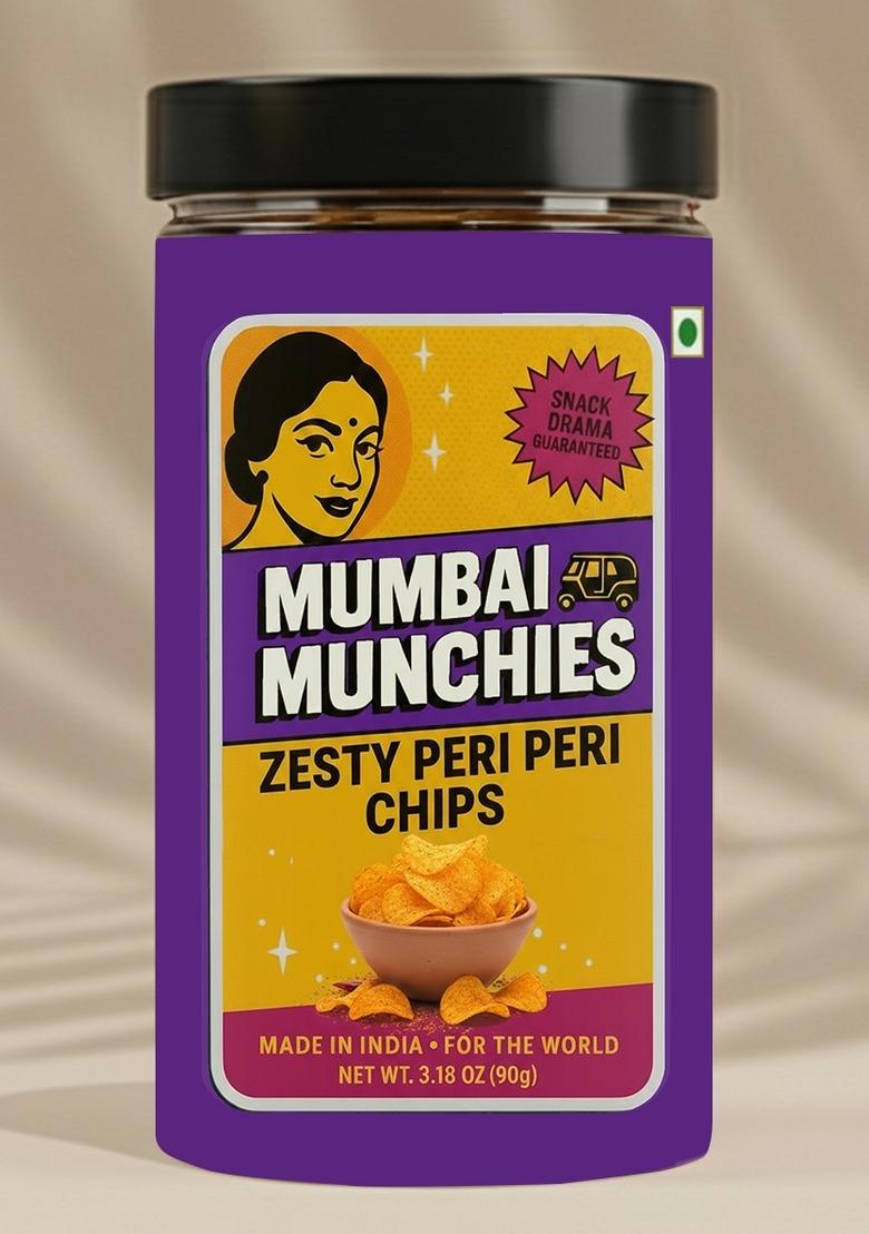 Zesty Peri Peri Chips 3.18 oz (90 g) - Indya