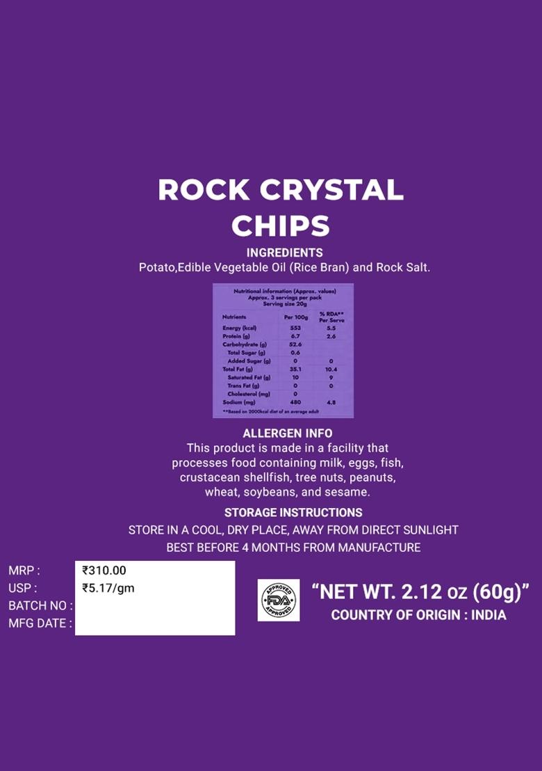 Rock Crystal Chips 2.12 oz (60 g) - Indya