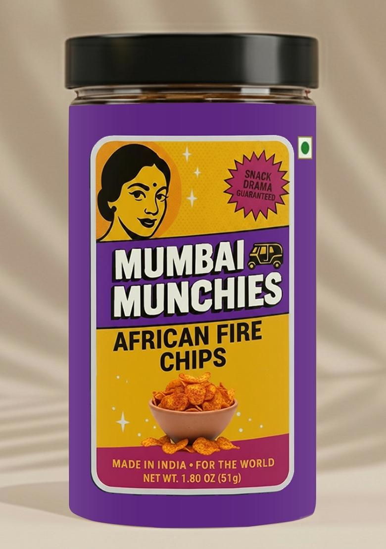 African Fire Chips 1.8 oz (51 g) - Indya
