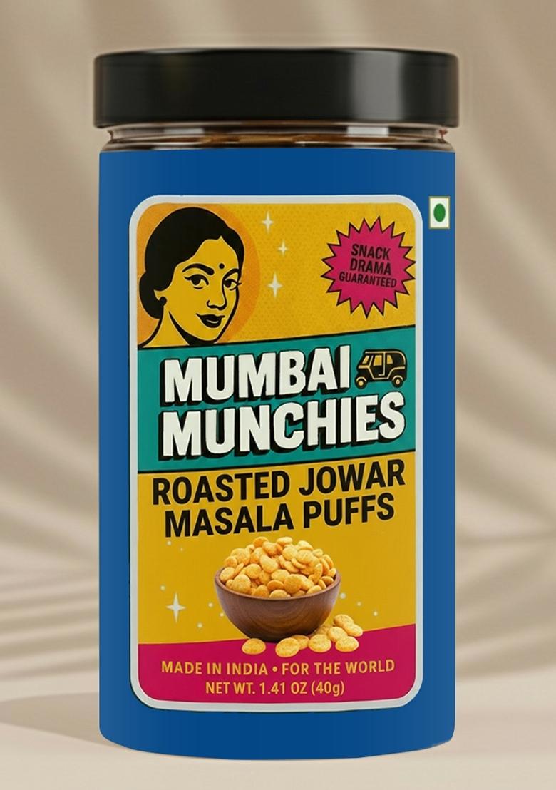 Roasted Jowar Masala Puffs 1.41 oz (40 g) - Indya