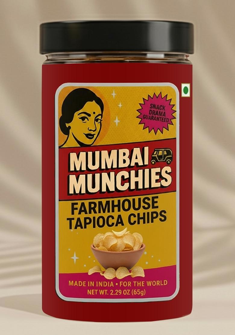 Farmhouse Tapioca Chips 2.29 oz (65 g) - Indya