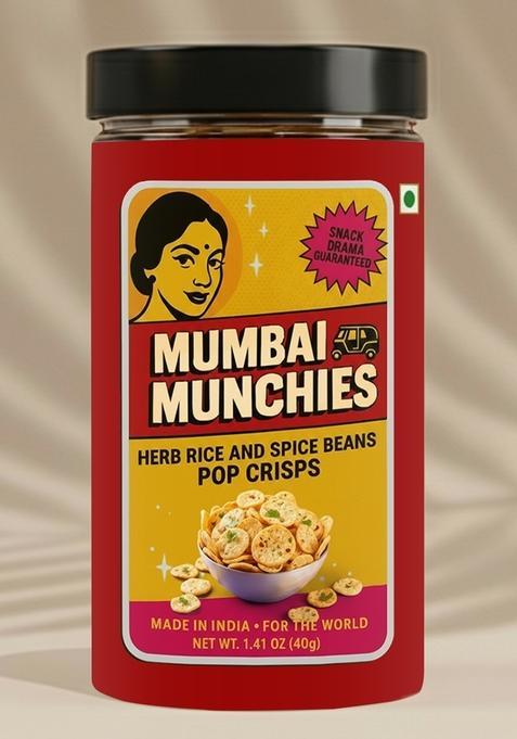Herb Rice and Spice Beans Pop Crisps 1.41 oz (40 g)