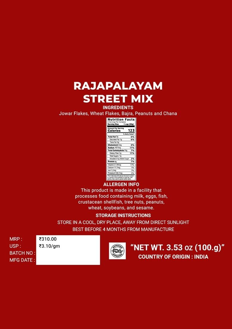Rajapalayam Street Mix 3.53 oz (100 g) - Indya