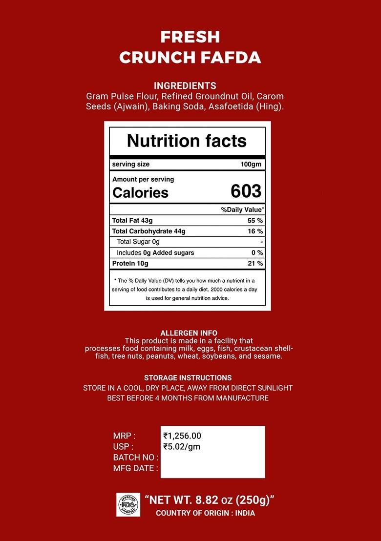 Fresh Crunch Fafda 8.82 oz (250 g) - Indya