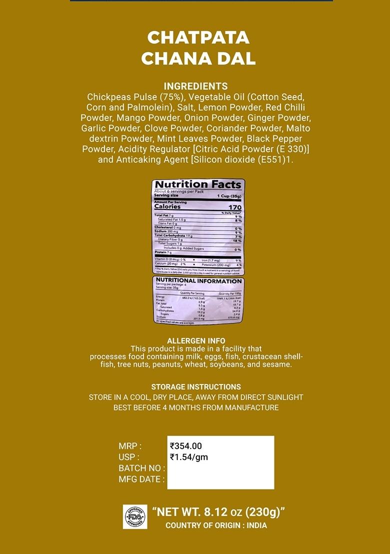 Chatpata Chana Dal 8.12 oz (230 g) - Indya