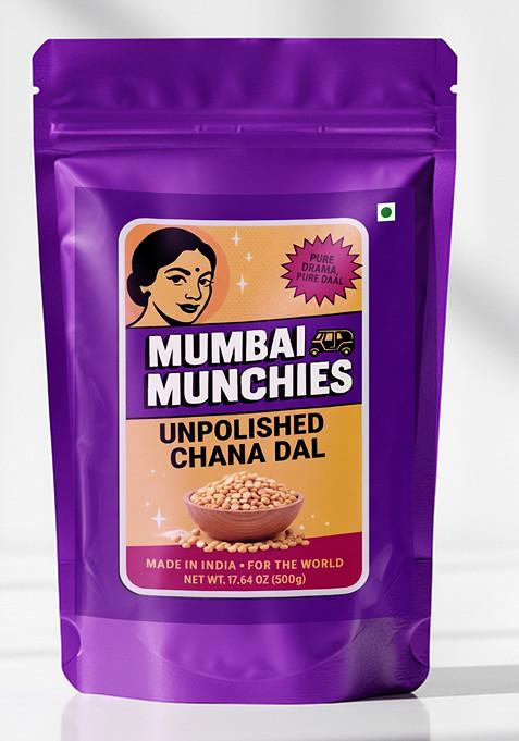 Unpolished Chana Dal 17.64 oz (500 g)