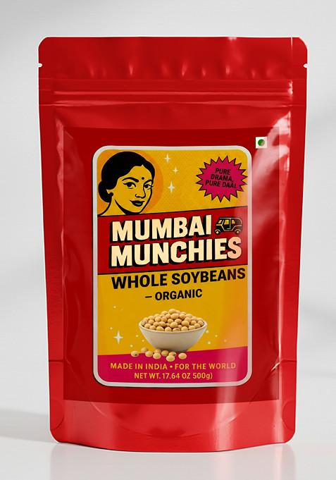 Whole Soybeans Organic 17.64 oz (500 g)