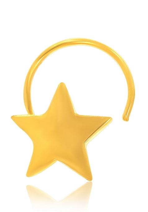 Indya X Senco Luminary Star Gold Nose Pin