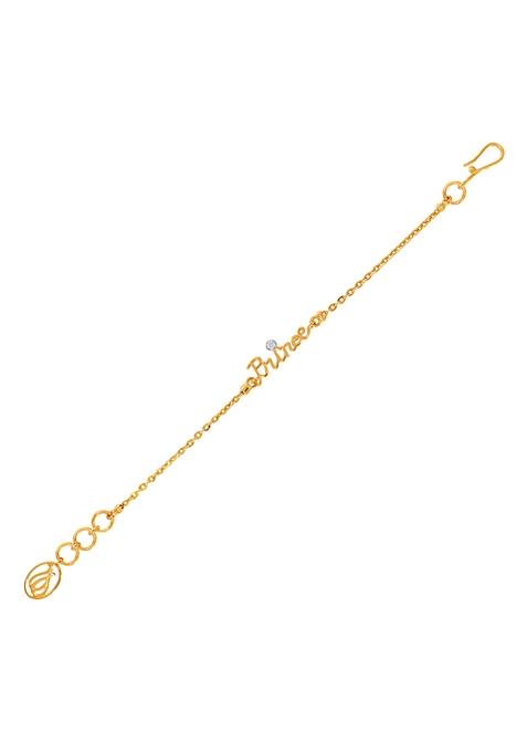 Indya X Senco 18K Yellow Kids Gold Diamond Bracelet