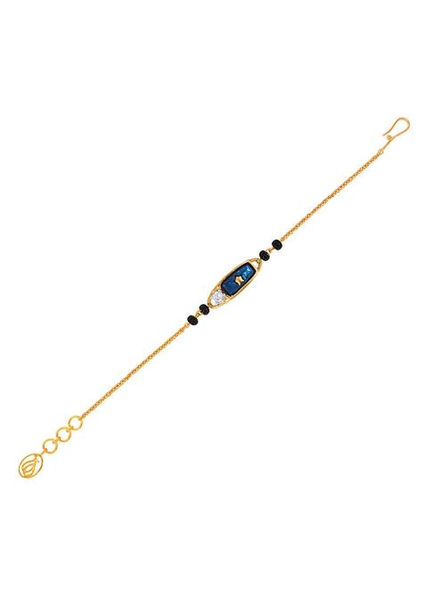 Indya X Senco 18K Yellow Kids Gold Diamond Bracelet