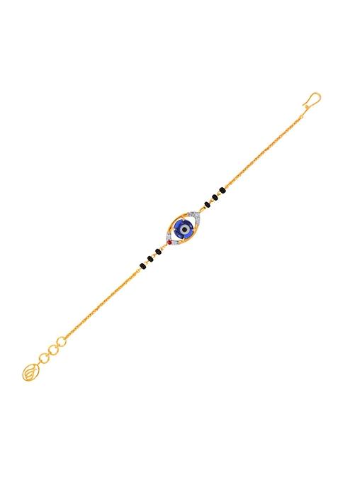 Indya X Senco 18K Yellow Kids Gold Diamond Bracelet