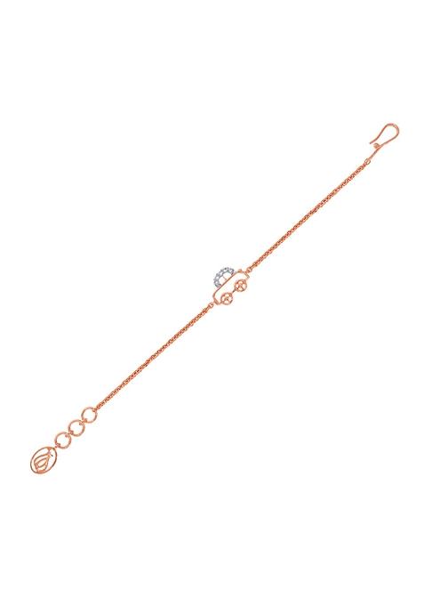 Indya X Senco 18K Rose Kids Gold Diamond Bracelet