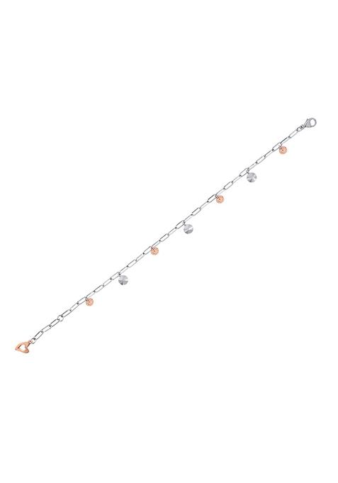 Indya X Senco Versatile Orbs Platinum Bracelet