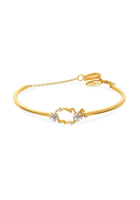 Indya X Senco Floral Connection Diamond Bracelet