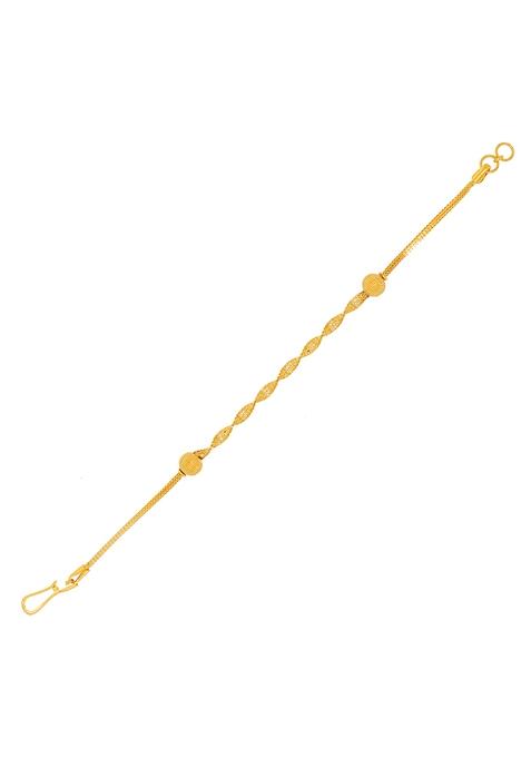 Indya X Senco Golden Embrace Gold Bracelet