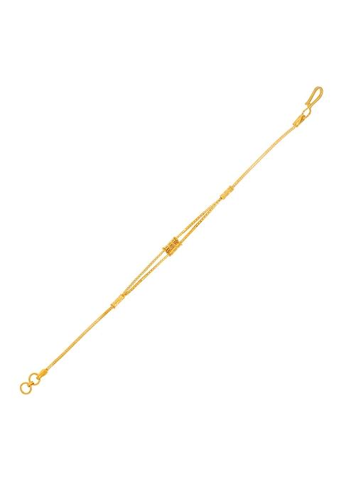 Indya X Senco Sleek Spark Gold Bracelet