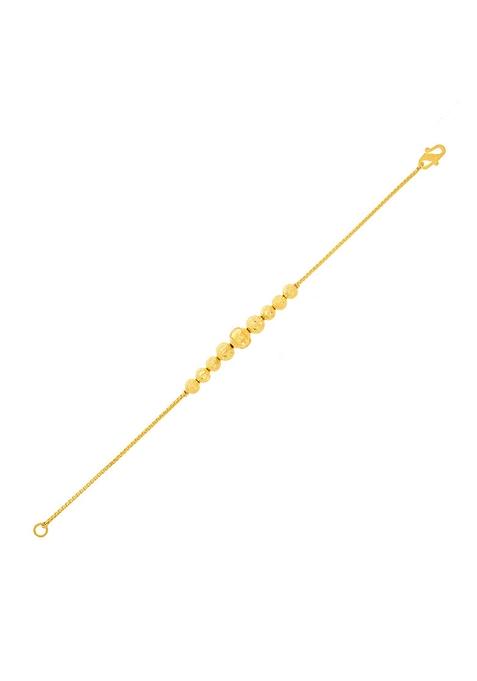 Indya X Senco Ball Chain Gold Bracelet