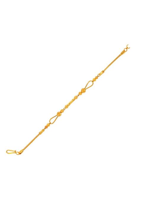 Indya X Senco Shiny Decor Gold Bracelet