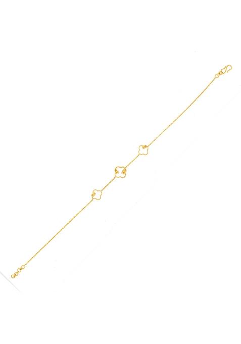 Indya X Senco Butterfly Elegance Gold Bracelet