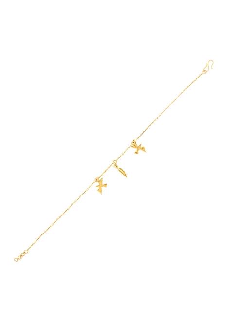 Indya X Senco Bird Grace Gold Bracelet