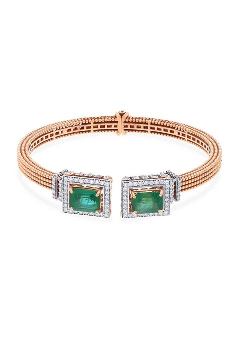 Indya X Senco Gold Paradise of Ora Diamond Bracelet