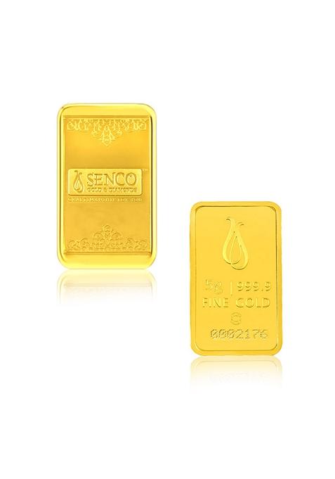 Indya X Senco 24K 5G 999.9 Pure Gold Bar