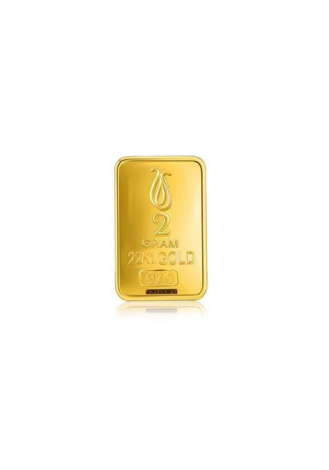 Indya X Senco 22K 2G 916 Pure Gold Bar