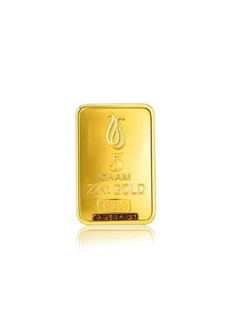 Indya X Senco 22K 5G 916 Pure Gold Bar