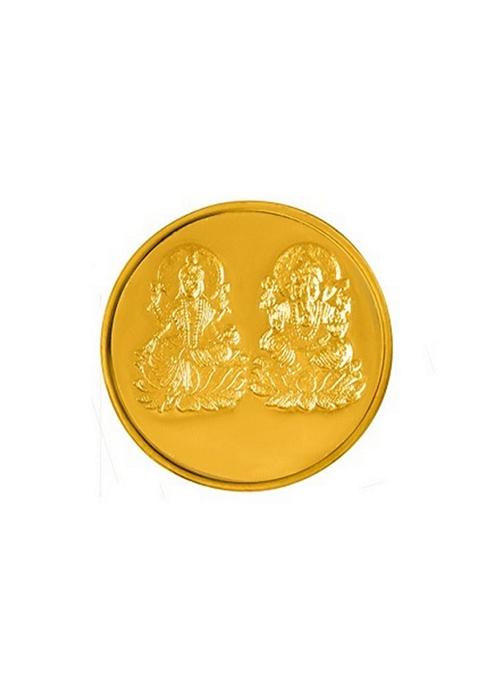 Indya X Senco 5G Laxmi Coin 24K (995) Yellow Gold Bean