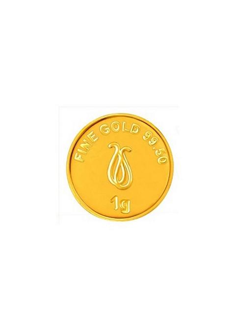 Indya X Senco 1G 24K (995) Yellow Gold Precious Coin