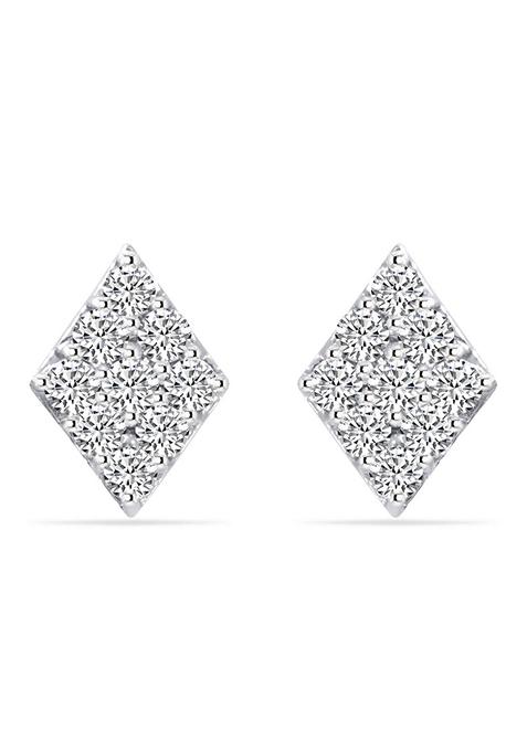 Indya X Senco Universal Diva Diamond Studs Earrings