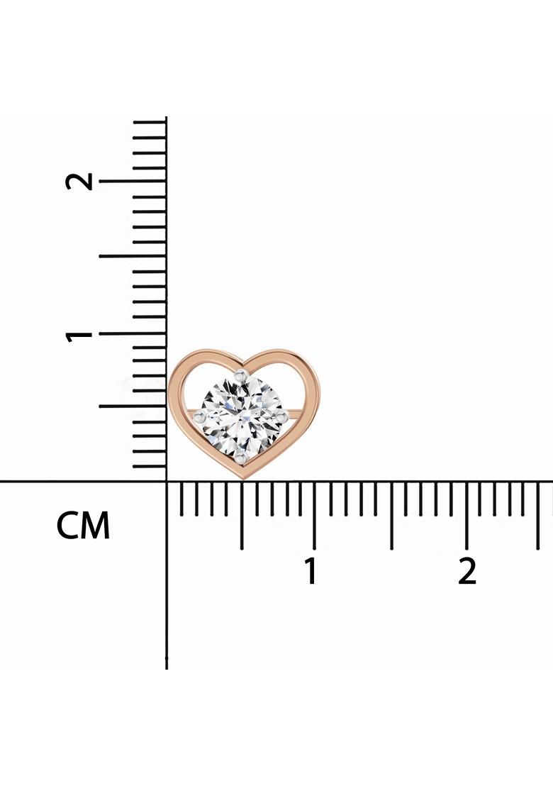 14Kt Rose Gold Lab Grown Diamond 0.90 Carat Pear Shape 4 Prong Solitaire Diamond Stud Earrings For Women