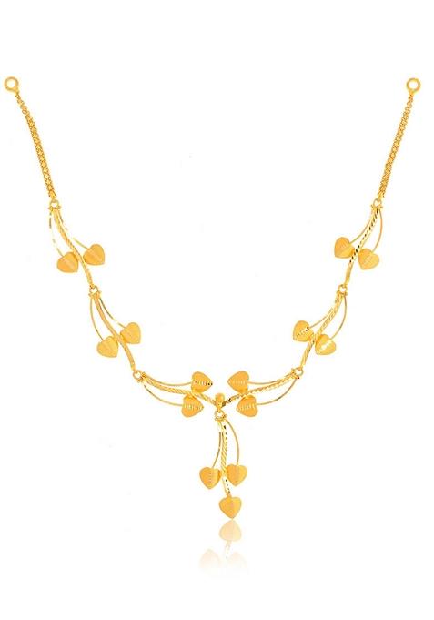 Indya X Senco A Gardenia Gold Necklace