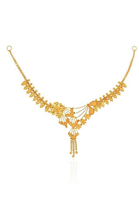 Indya X Senco Incredible Shells Gold Necklace