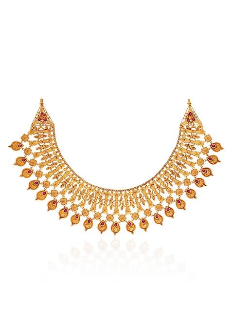 Indya X Senco Gold 22K Yellow Gold Necklace