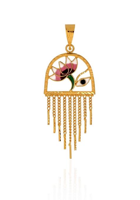 Indya X Senco 22K Yellow Gold Pendant