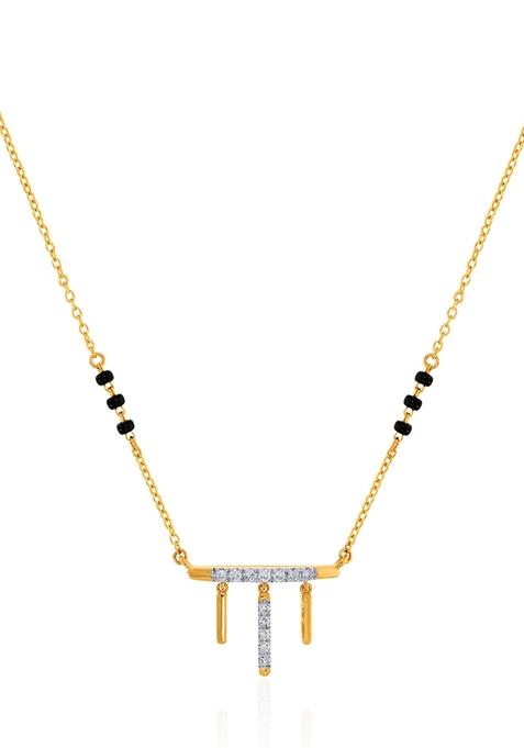 Indya X Senco Cascading Bliss Diamond Mangalsutra