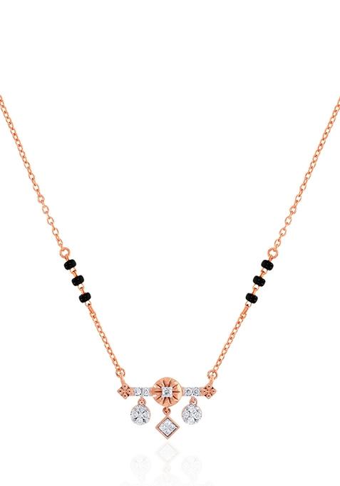 Indya X Senco Auspicious Teej Diamond Mangalsutra