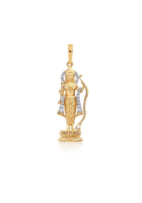 Indya X Senco Lord Ram Lalla Diamond Pendant