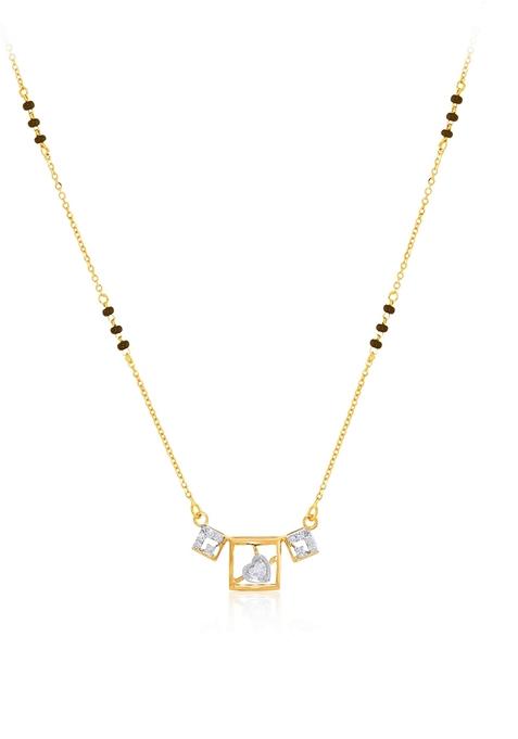 Indya X Senco Chic Adore Diamond Mangalsutra