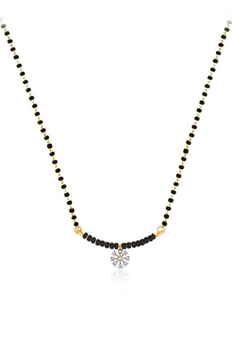 Indya X Senco Floret Swing Diamond Mangalsutra