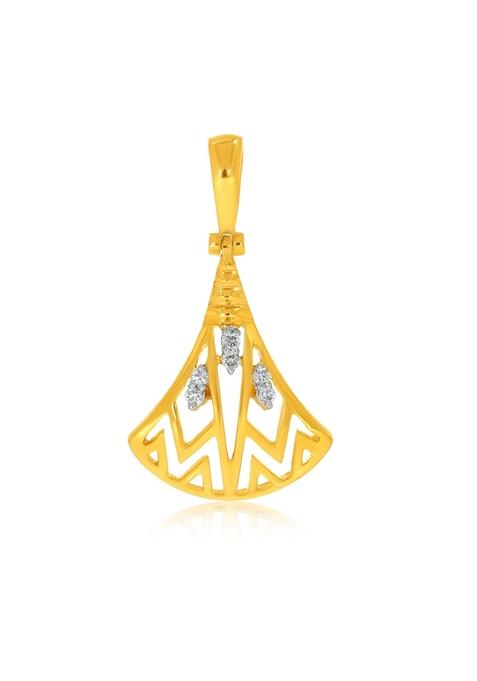 Indya X Senco Shiny Chime Diamond Pendant