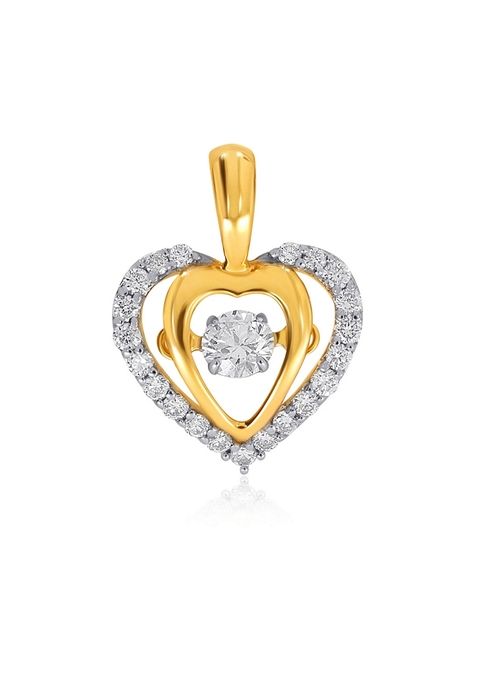 Indya X Senco Chic Sweethearts Solitaire Pendant