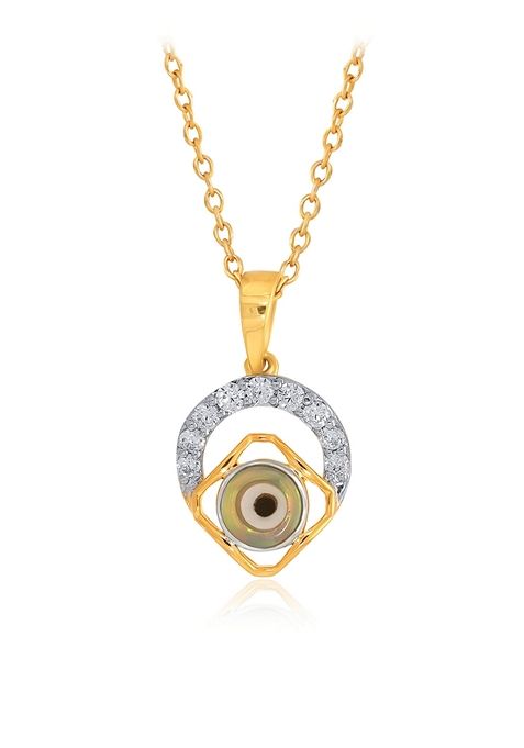 Indya X Senco Protective Halo Diamond Pendant