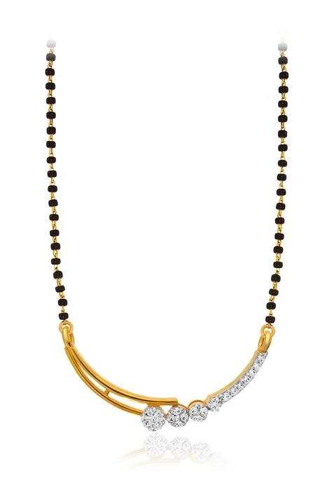 Indya X Senco Sparkling Triad Diamond Mangalsutra