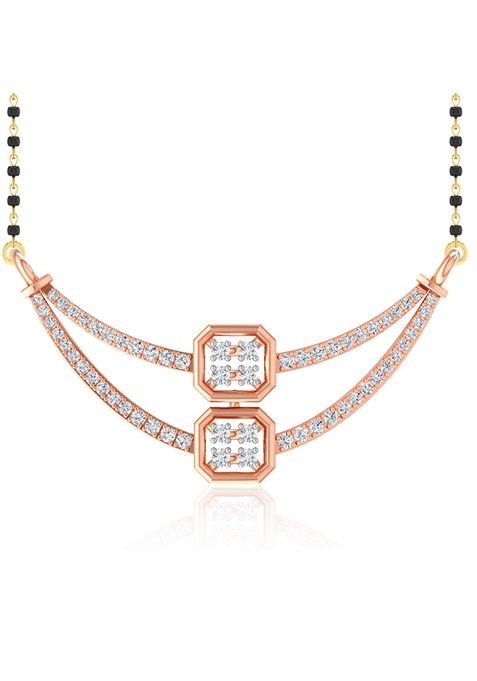 Indya X Senco Delicate Delight Diamond Mangalsutra