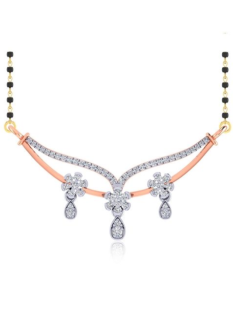 Indya X Senco Sparkling Infused Diamond Mangalsutra