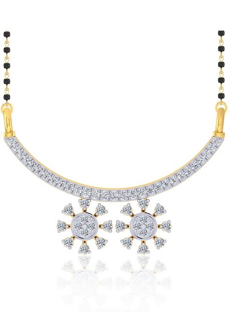 Indya X Senco Enchanting Duo Diamond Mangalsutra